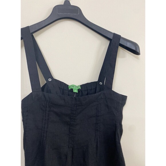 J. Crew Bow Back Linen Top Cropped Square Neck Flowy Lightweight NWT XS - Picture 7 of 10